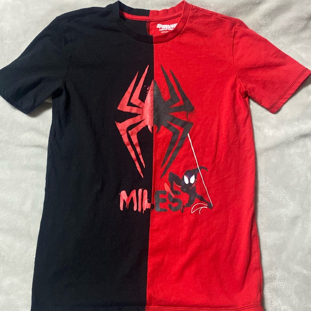 Boys Mile Morales Spider man shirt